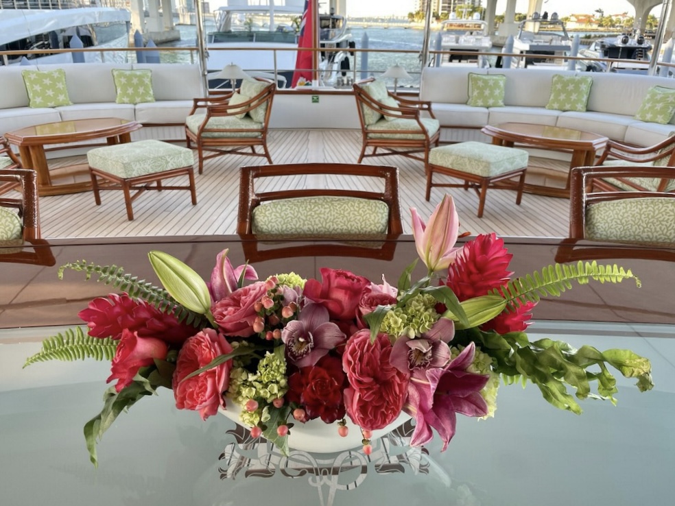 yacht floral design