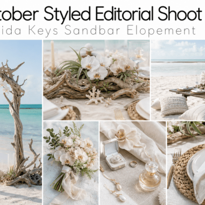 October Styled Shoot: Florida Keys Sandbar Elopement